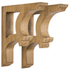 Wood Corbels Shelf Brackets (Set of 2)